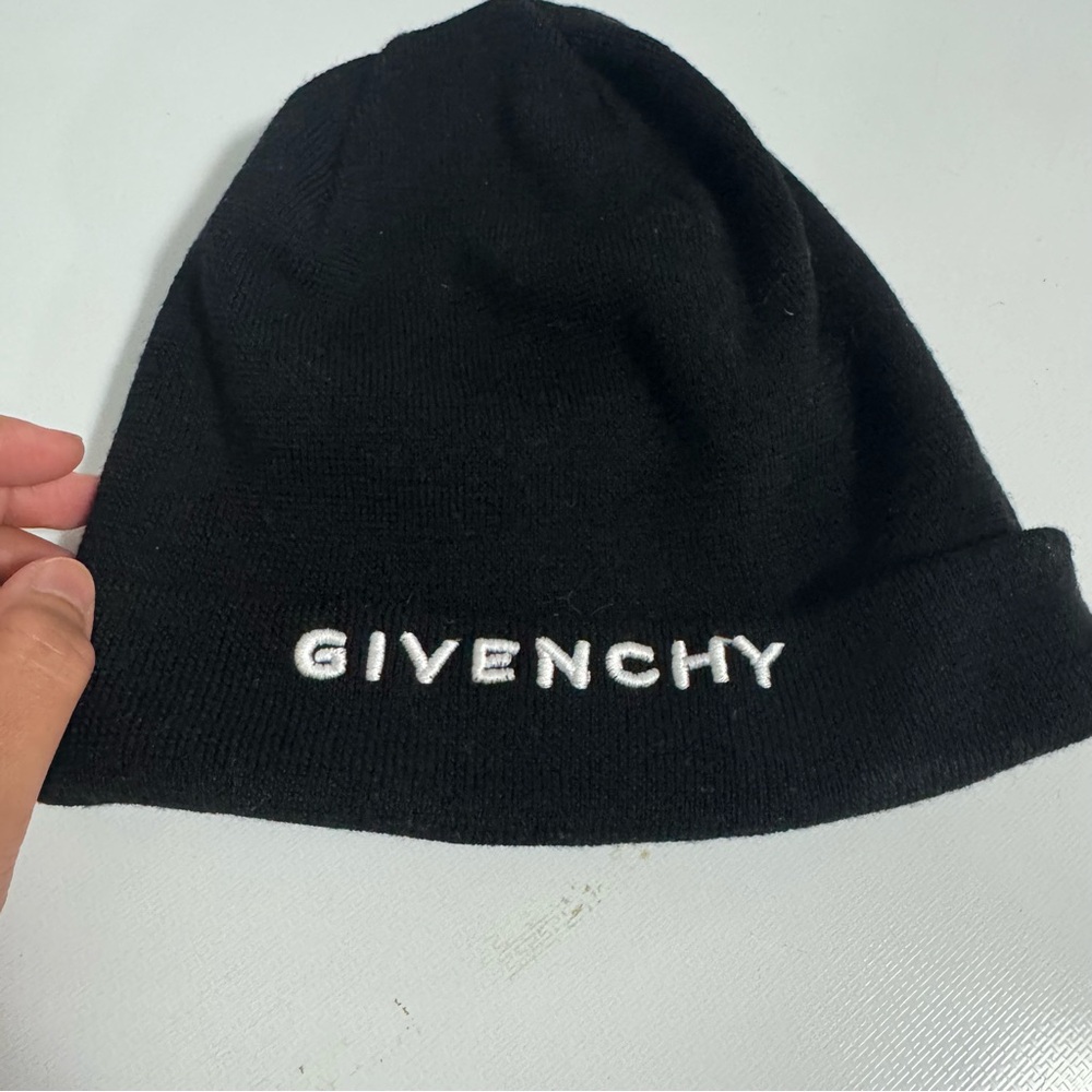 Givenchy Black Knit Beanie